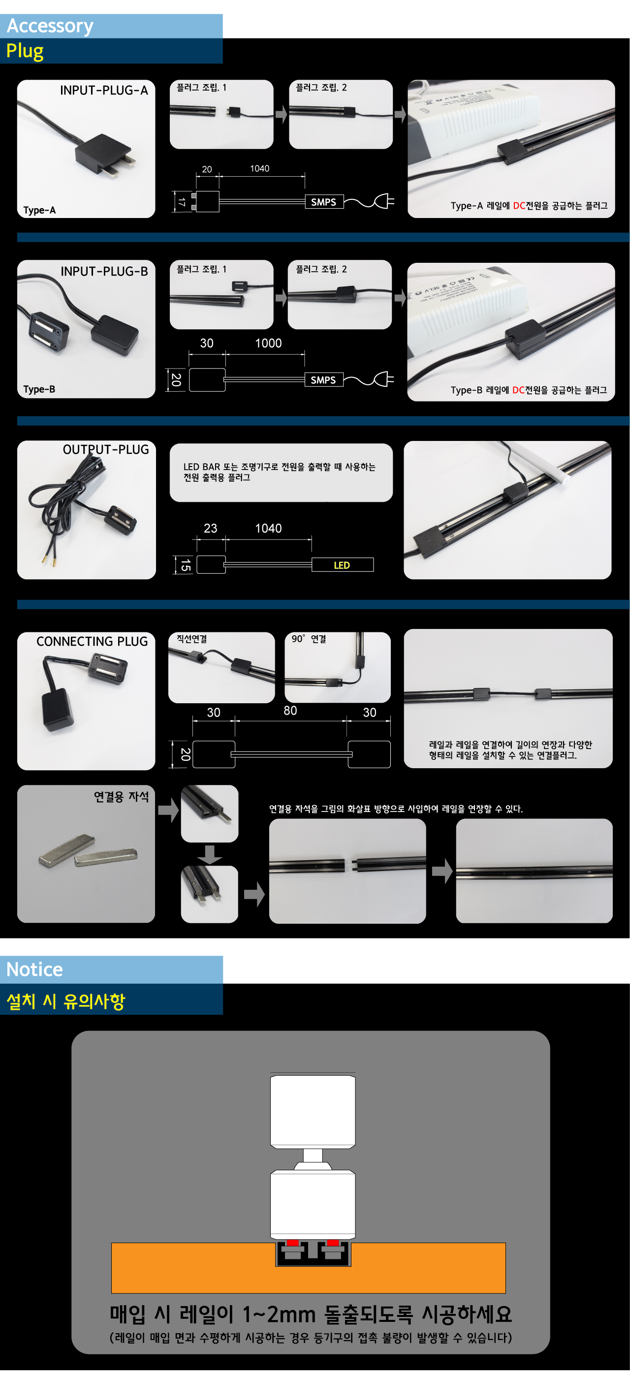 neo magnet rail system