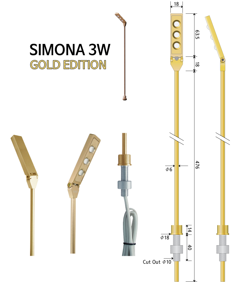 Simona 3W detail image
