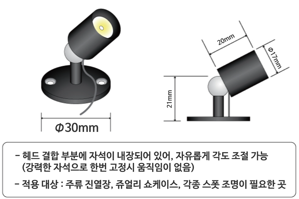 LED Tower type Showcase Lighting
